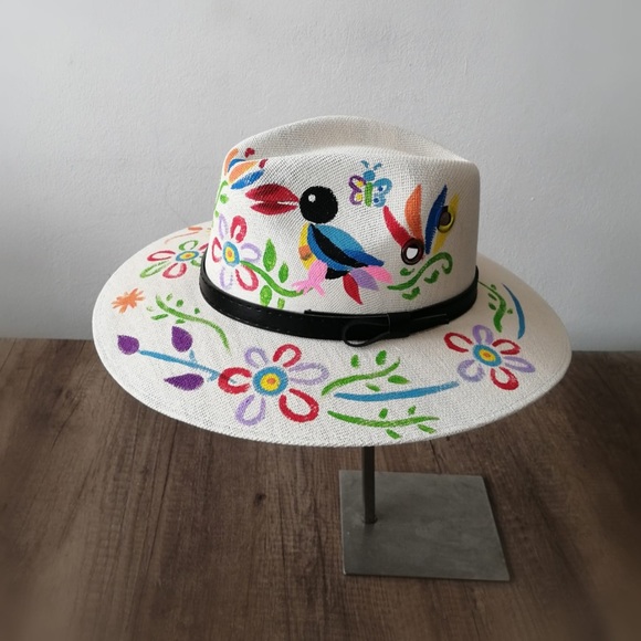 Mexican Hat, Handpainted, Made in Mexico, NWOT - Picture 1 of 1